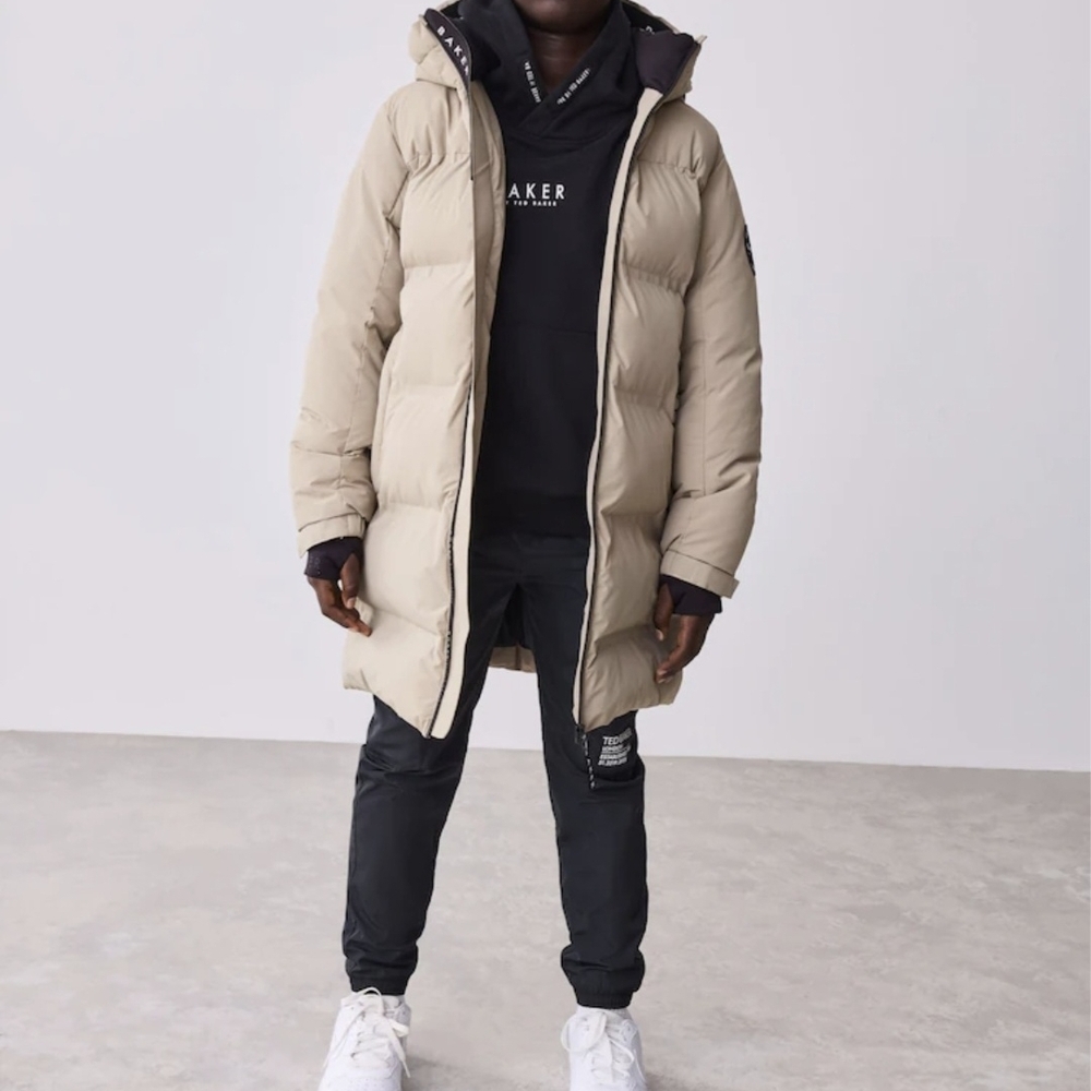 Baker by Ted Baker Beige Puffer Coat